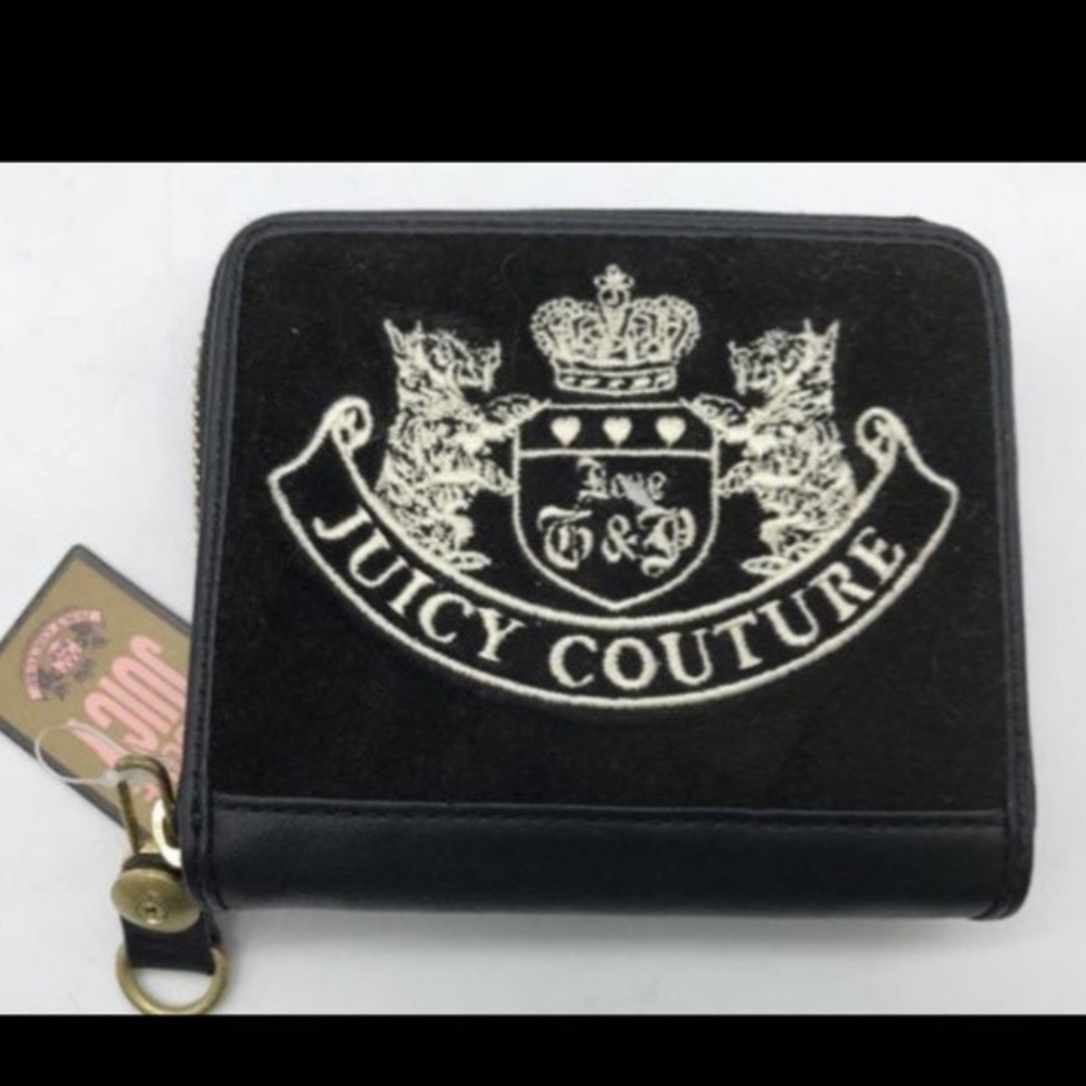 NWT Black Juicy Couture Wallet